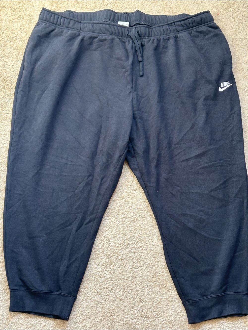 Nike Sportswear Club Fleece Jogger Sweatpants Black 3X Plus Size